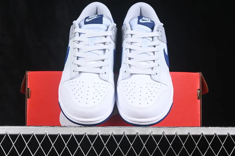 All categories Nk SB Dunk series Nk SB Dunk Low low-top sneakers Nike SB Dunk Low white gray blue low-top casual sneakers HF5441-118